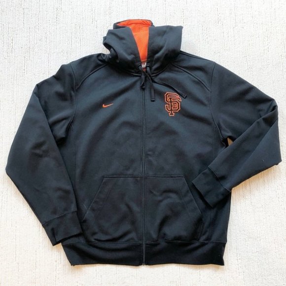 Nike MLB Black and Orange Sweatshirt with Athletic Design - Picture 10 of 10
